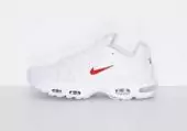 basket nike air max tn ultra white logo red